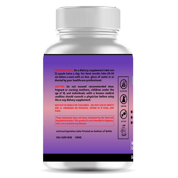 Resveratrol Supplement 600mg - Trans-Resveratrol Antioxidant, Anti-Aging Support, Immune System Support, 60ct