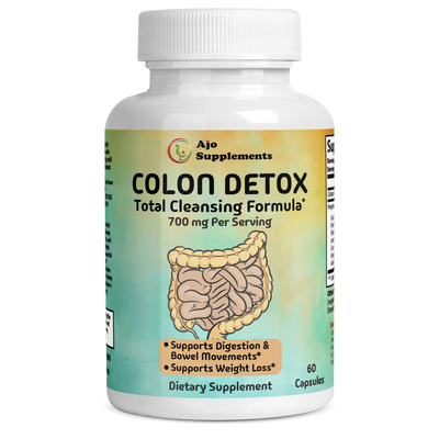 15 Day Cleanse, Advanced Gut Detox for Women & Men, Supports Digestion & Boosts Energy, 60 Capsules for Quick Results.