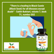 Black Cumin Seed Oil 1000mg - Cold Pressed Capsules with Omega-3 for Joint Health, Immunity, Hair Growth & Antioxidant Support, 90ct