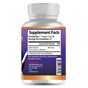 Saffron Extract Capsules 88.50 mg - Natural Appetite Suppressant - Improve Mood Focus & Vision - Weight Loss Supplement 60 ct.