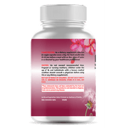 D Mannose with Dandelion Root Extract & Cranberry Juice Powder, Hibiscus Flower Extract - Liver Support, Kidney Cleanse and Urinary Tract Health for Women, 60ct