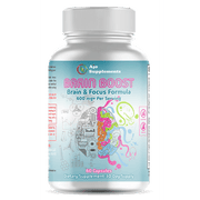 BrainBoost Brain Support Supplement - Focus Supplement with Vitamins for Cognitive Enhancement & Synergetic Mental Energy, 60 ct.