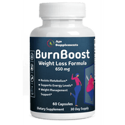 BurnBoost Weight Loss Pills Appetite Suppressant Fat Burner for Women & Men - Belly Fat Burner with Green Tea, Garcinia, Green Coffee Bean & More, 60ct