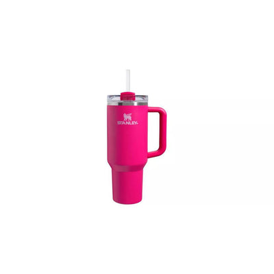 STANLEY Quencher H2.0 FlowState Tumbler 40oz (Pink) - Leak-Proof, Sustainable, With Handle & Reusable Straw