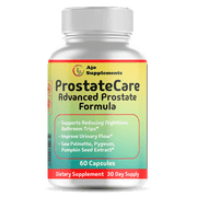 ProstateCare Advanced Prostate Formula with Saw Palmetto, Pygeum, Nettle & Pumpkin Seed Extract - Urinary Health & Prostate Support Supplement for Men's Health, 60ct