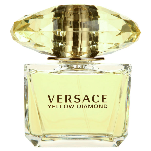 Versace Yellow Diamond Eau De Toilette Spray 3oz – Fresh Floral & Fruity Perfume for Women, Elegant & Bright Scent