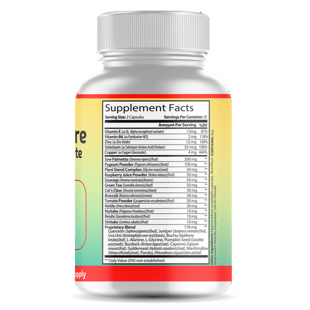 ProstateCare Advanced Prostate Formula with Saw Palmetto, Pygeum, Nettle & Pumpkin Seed Extract - Urinary Health & Prostate Support Supplement for Men's Health, 60ct