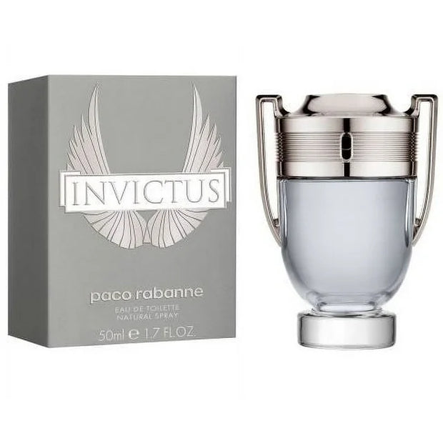 Paco Rabanne Invictus Eau De Toilette Spray, 3.4 Oz – Fresh & Woody Cologne for Men with Grapefruit, Jasmine, Patchouli