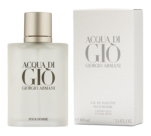 Acqua Di Gio By Giorgio Armani for Men, Eau De Toilette Spray 3.4 Fl Oz